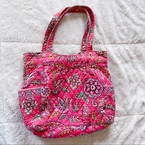VERA BRADLEY tote | pink paisley print purse bag